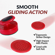 Hathaway Pro-Series Air Hockey 4" Strikers and 3" Pucks - Red — image 5
