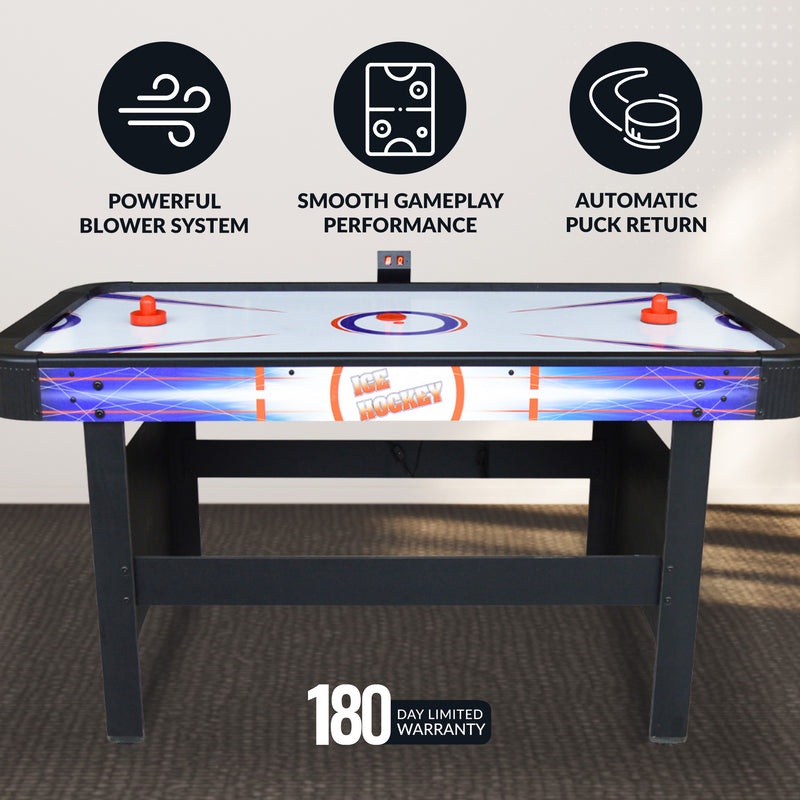Hathaway Patriot 60" Air Hockey Table with LED Scoring — image 5