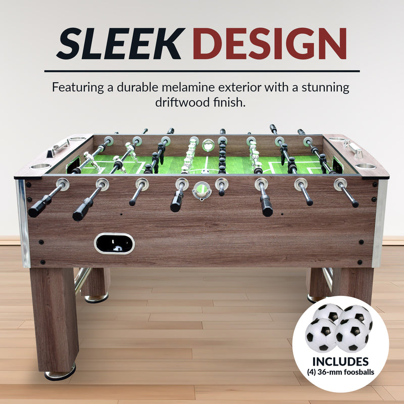 Driftwood 56-in Foosball Table — image 7