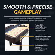 Hathaway Merlot 9-ft Shuffleboard Table - Espresso Finish — image 3