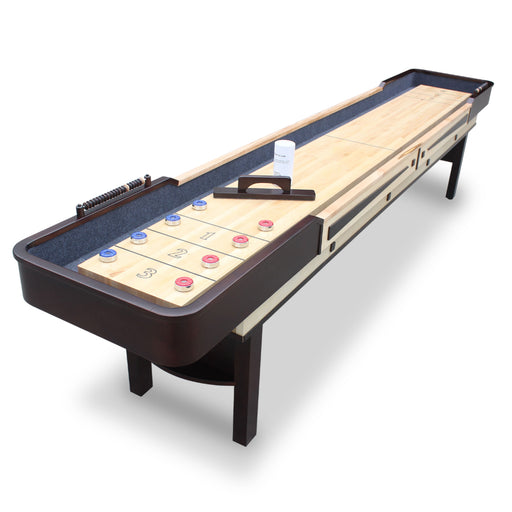 Hathaway Merlot 12-ft Shuffleboard Table - Espresso Finish — image 1