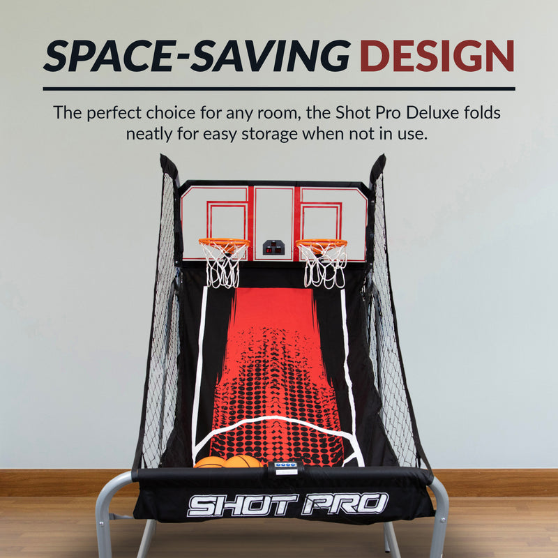Hathaway Shot Pro Deluxe 81-in Dual Basketball Arcade Game with LED Scoring — image 8