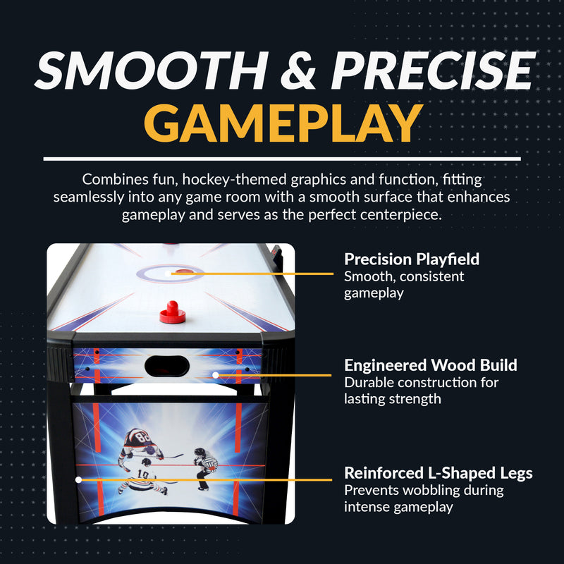Hathaway Patriot 60" Air Hockey Table with LED Scoring — image 4