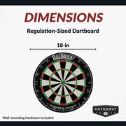 Hathaway Winner's Choice 18-in Bristle Dartboard — image 3