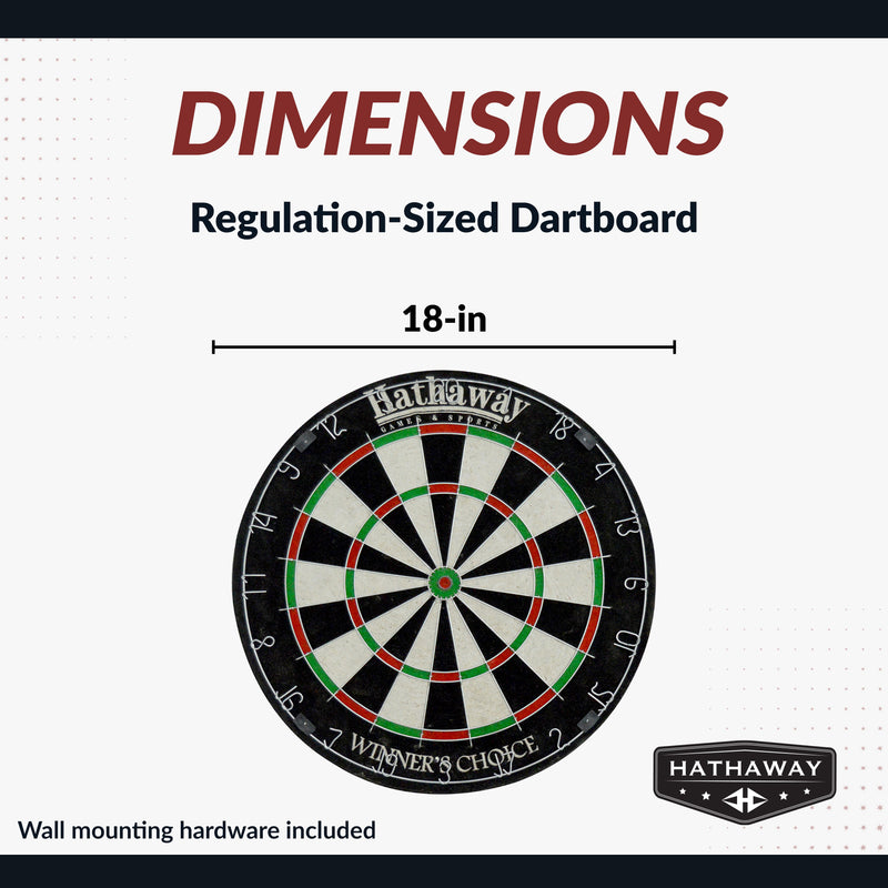 Hathaway Winner's Choice 18-in Bristle Dartboard — image 3