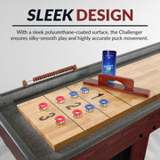 Hathaway Challenger 9-ft Shuffleboard Table - Dk Cherry Finish — image 7