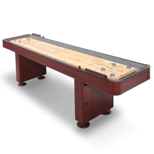 Hathaway Challenger 12-ft Shuffleboard Table - Dk Cherry Finish — image 1