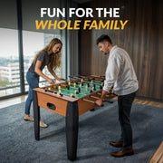 Hurricane 54-Inch Foosball Table with Light Cherry Finish, Analog Scoring and Accessories — image 8