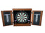 Hathaway Farmington Bristle Dartboard and Cabinet Set - Walnut Finish — image 1