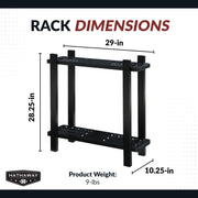 Hathaway Classic 28-in Floor Billiard Cue Rack - Black Finish — image 3