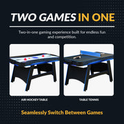 Hathaway Bandit 60" Air Hockey Table with Table Tennis Top — image 4