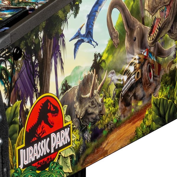 Jurassic Park Pinball Machine - view 3
