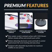 Hathaway Hat Trick 48" Air Hockey Table with LED Scoring — image 5