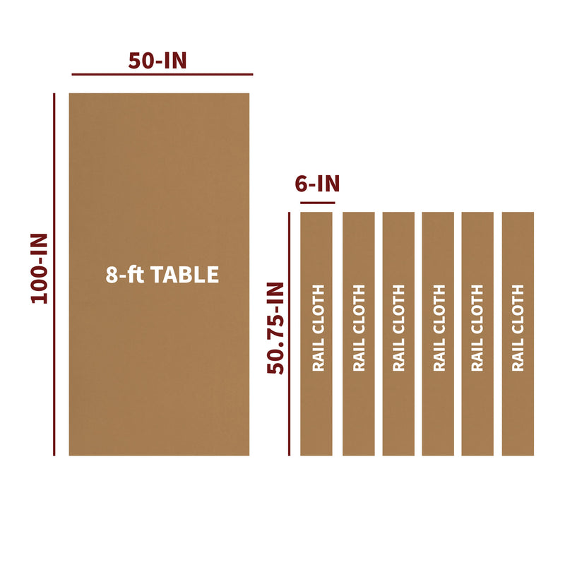 Championship Saturn II Billiard Cloth Pool Table Felt - 8-ft - Camel — image 2