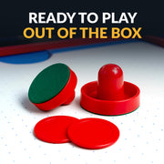 Hathaway BG1008 striker and puck set arranged on white background