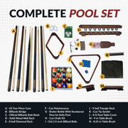 Hathaway Deluxe Billiards Accessory Kit - Walnut Finish — image 2