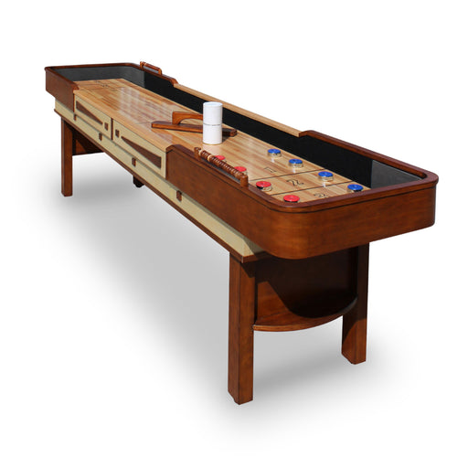 Hathaway Merlot 9-ft Shuffleboard Table - Walnut Finish — image 1
