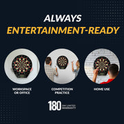 Hathaway Magnum 15.5-in Electronic Dartboard - 20 Games - Soft Tip — image 6