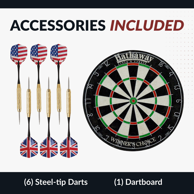 Hathaway Winner's Choice 18-in Bristle Dartboard — image 7