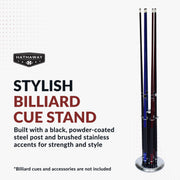 Hathaway Westmont 25-in Billiard Cue Stand - Black — image 6