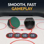 Hathaway Air Hockey 4" Strikers and Four 3" Pucks - Black and Red — image 7