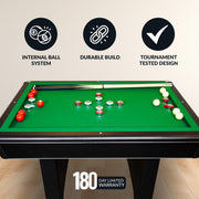 Hathaway Renegade 54-in Bumper Pool Table - Slate - Black with Green Felt — image 4