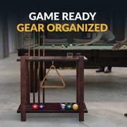 Hathaway Classic 28-in Floor Billiard Cue Rack - Mahogany Finish — image 5