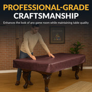 Hathaway 8-ft Billiard Table Cover - Fitted - Brown — image 7