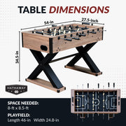 Excalibur 54-in Foosball Table - Driftwood — image 3