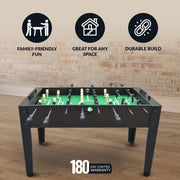 Hurricane 54-in Foosball Table - Dark Walnut — image 5