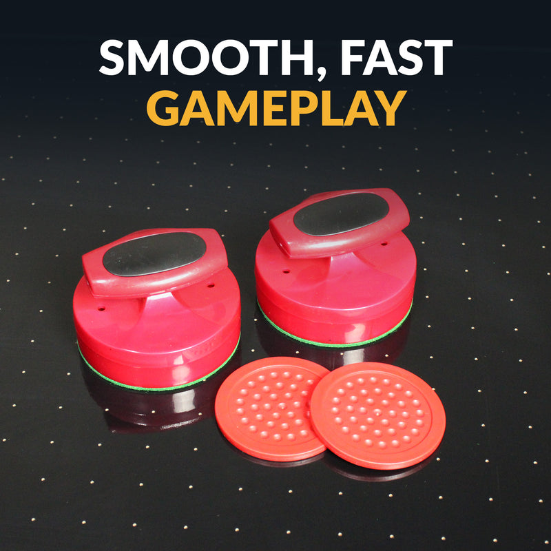 Hathaway Pro-Series Air Hockey 4" Strikers and 3" Pucks - Red — image 8