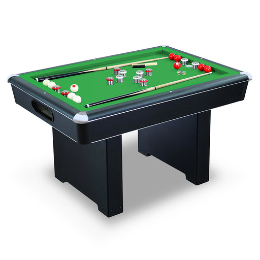 Hathaway Renegade 54-in Bumper Pool Table - Slate - Black with Green Felt — image 1
