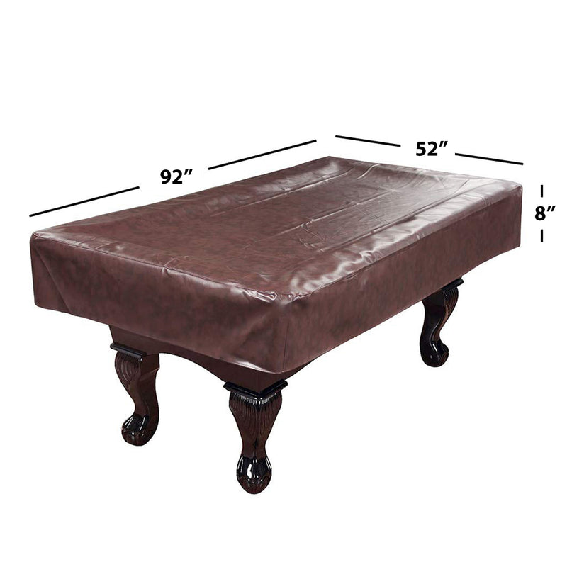 Hathaway 7-ft Billiard Table Cover - Fitted - Brown — image 3