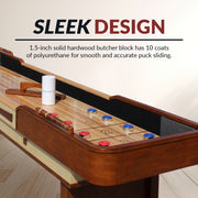 Hathaway Merlot 9-ft Shuffleboard Table - Walnut Finish — image 7