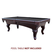 Championship Saturn II Billiard Cloth Pool Table Felt - 8-ft - Black — image 4