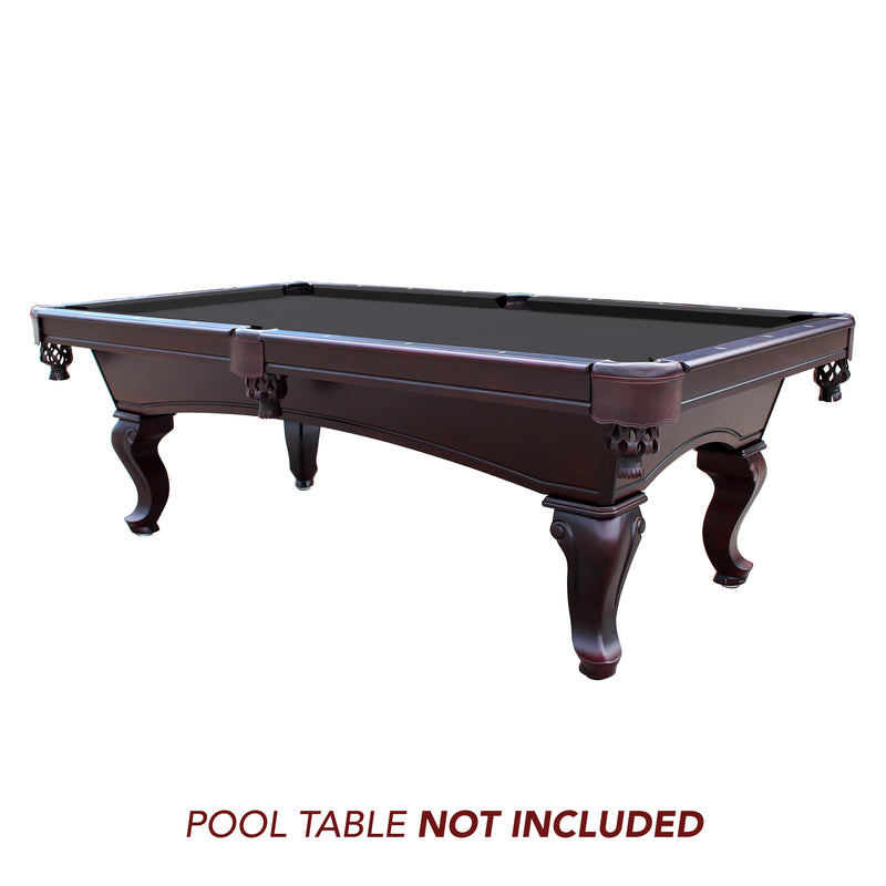 Championship Saturn II Billiard Cloth Pool Table Felt - 8-ft - Black — image 4
