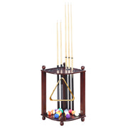 Hathaway Regent 28-in Corner Floor Billiard Cue Rack - Mahogany Finish — image 1