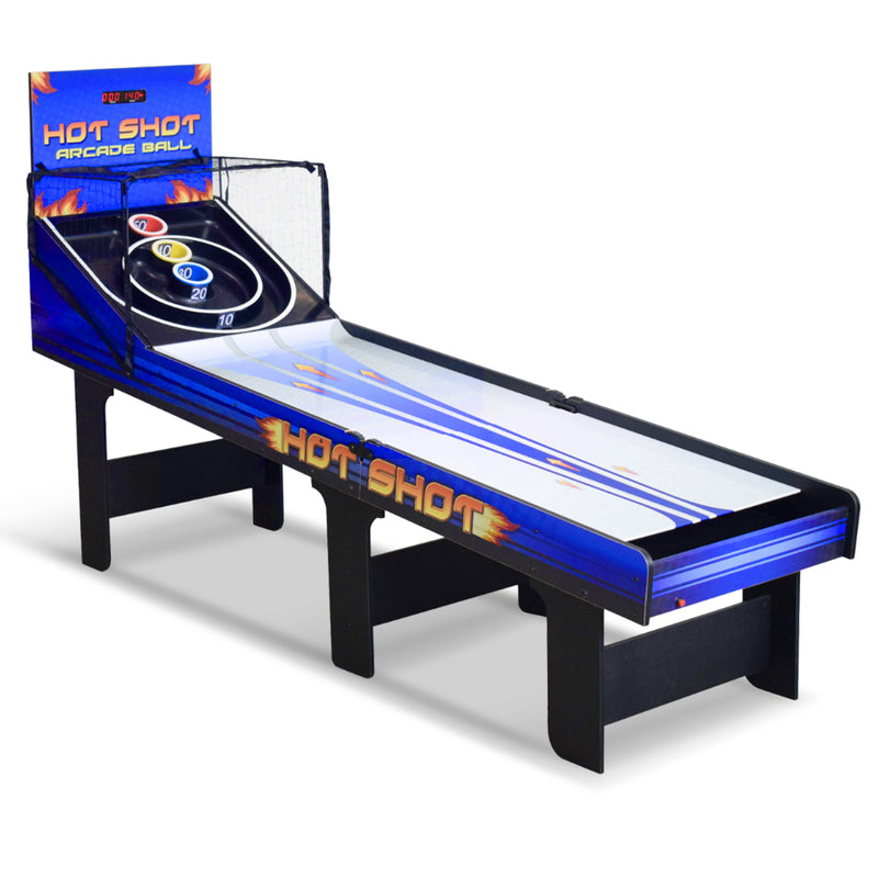 Hathaway Hot Shot 8-ft Roll Hop and Score Arcade Game Table with LED Scoring — image 2
