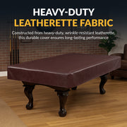 Hathaway 8-ft Billiard Table Cover - Fitted - Brown — image 3