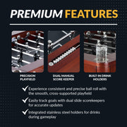 Millennium 55-in Foosball Table — image 6