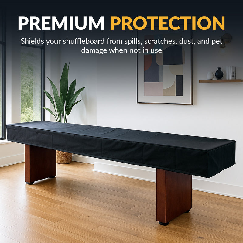 Hathaway 9-ft Shuffleboard Table Cover - Black — image 4