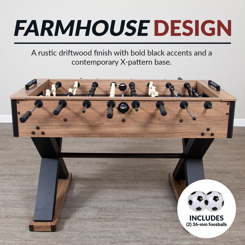 Excalibur 54-in Foosball Table - Driftwood — image 7