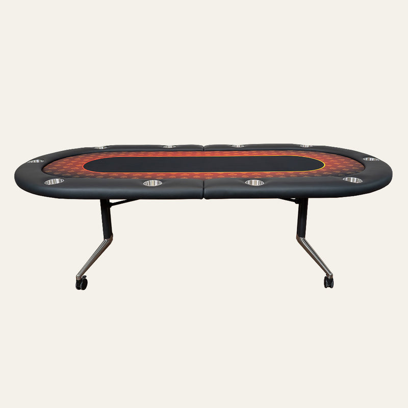 BBO Poker Tables Smart Fold Oval Poker Table