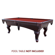 Championship Saturn II Billiard Cloth Pool Table Felt - 7-ft - Red — image 4