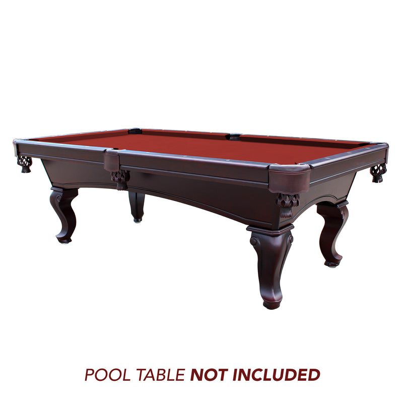 Championship Saturn II Billiard Cloth Pool Table Felt - 7-ft - Red — image 4