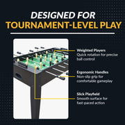 Hurricane 54-in Foosball Table - Dark Walnut — image 4