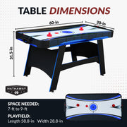 Hathaway Bandit 60" Air Hockey Table with Table Tennis Top — image 3