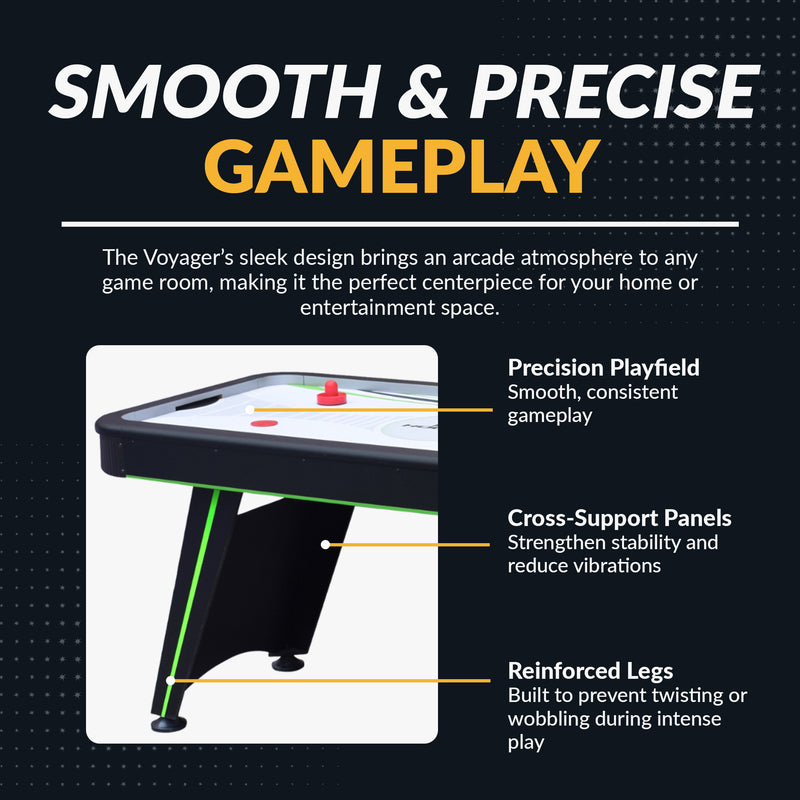 Hathaway Voyager 60" Air Hockey Table with LED Scoring — image 3