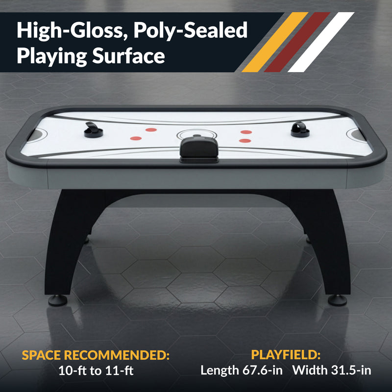 Hathaway Silverstreak 72" Air Hockey Table with LED Scoring — image 6
