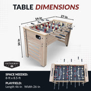 Madison 54-in Foosball 6-in-1 Multi-Game Table — image 3